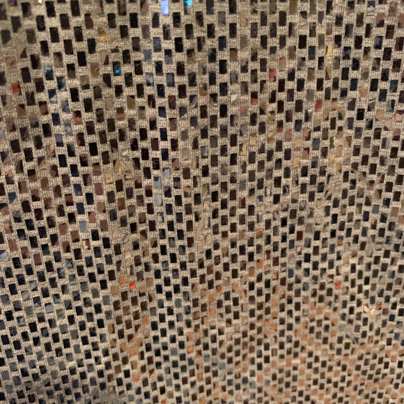 Silver blouse size large - Picture 3 of 5